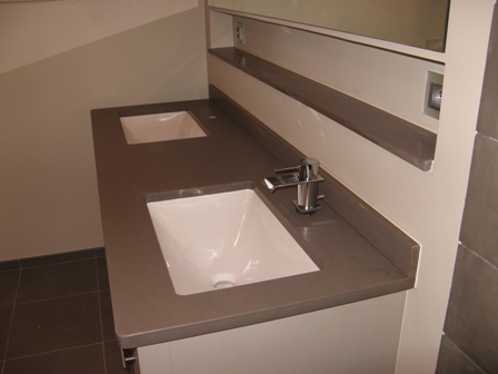 Entablement de salle de bains